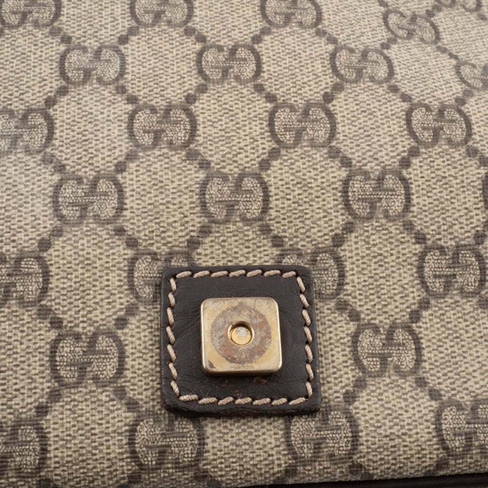 GUCCI Authentic Brown Leather Shoulder Bag - Picture 13 of 13